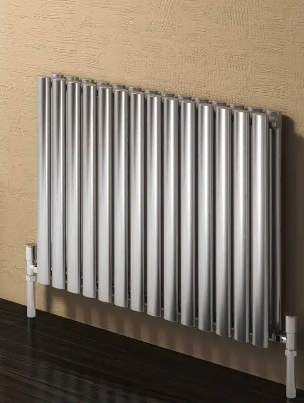 NEROX DOBBEL BØRSTET STÅL RADIATOR-0